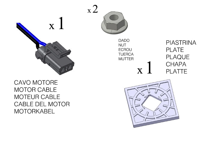 Electric Life ZR PG08 L B Window Regulator