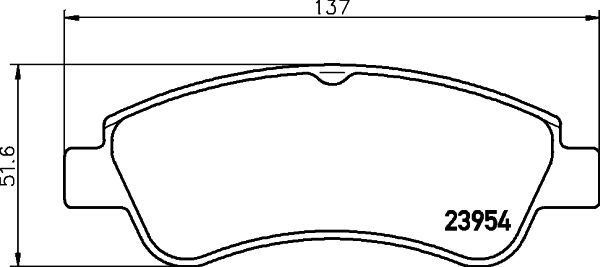 Brake Pad Set, disc brake 8DB 355 011-071