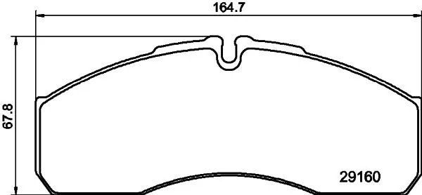 Brake Pad Set, disc brake 8DB 355 005-401