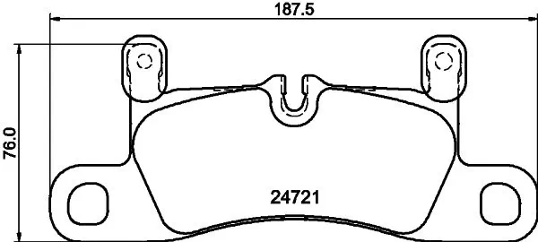 Brake Pad Set, disc brake 8DB 355 015-121