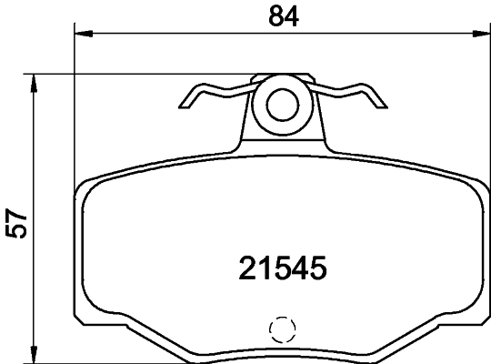 Brake Pad Set, disc brake 8DB 355 018-021