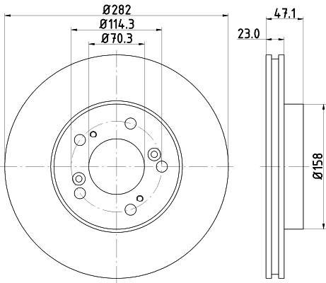 Brake Disc 8DD 355 107-131