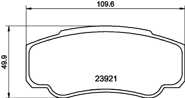 Brake Pad Set, disc brake 8DB 355 010-411