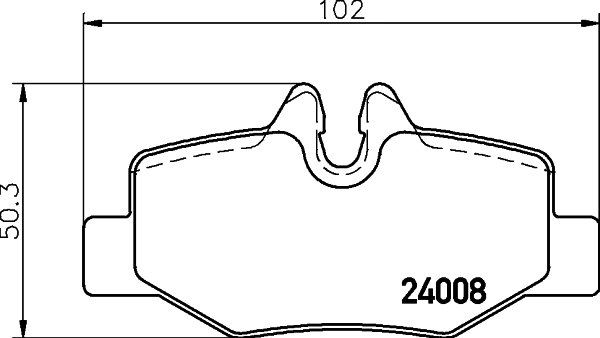 Brake Pad Set, disc brake 8DB 355 010-661