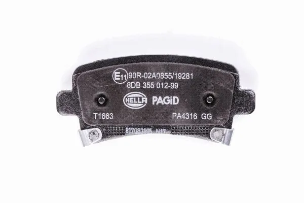 Brake Pad Set, disc brake 8DB 355 012-991