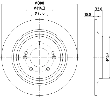 Brake Disc PRO 8DD 355 134-291