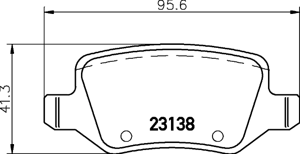 Set Pad Brek, Brek Piring 8DB 355 018-531