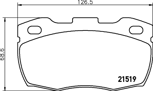 Brake Pad Set, disc brake 8DB 355 005-861