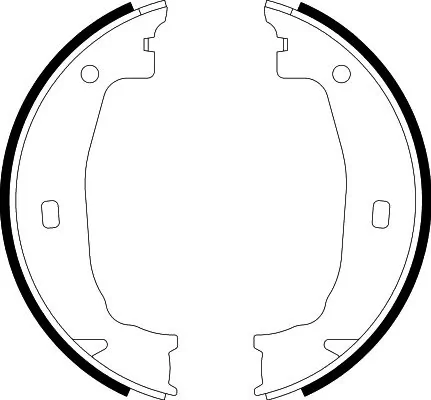 Brake Shoe Set, parking brake 8DA 355 050-391