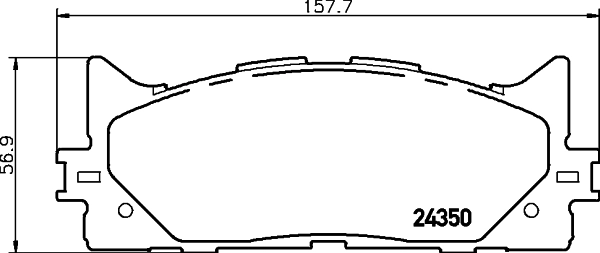 Brake Pad Set, disc brake 8DB 355 012-401