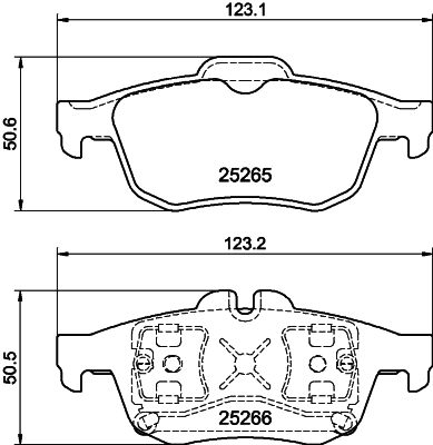 Brake Pad Set, disc brake 8DB 355 017-341