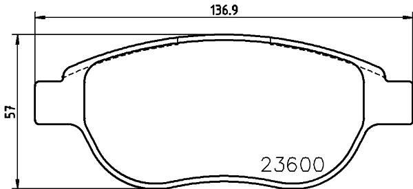Brake Pad Set, disc brake 8DB 355 018-871