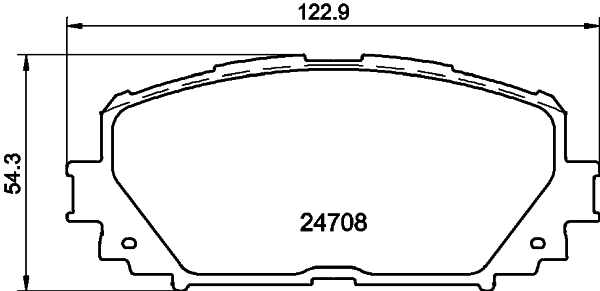 Brake Pad Set, disc brake 8DB 355 013-901