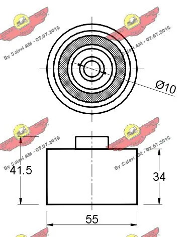 BOSCH 0 242 240 555 Spark Plug