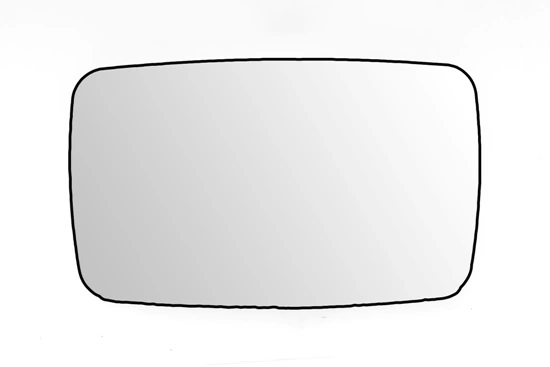 Mirror Glass, exterior mirror 2434G02