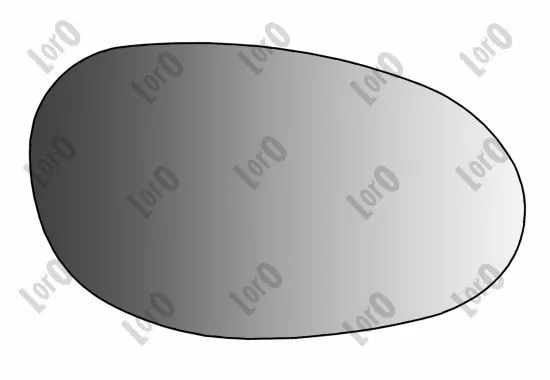 Mirror Glass, exterior mirror 3607G02