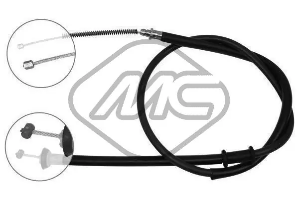 Cable Pull, parking brake 82100