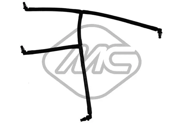 Hose, fuel overflow 33026