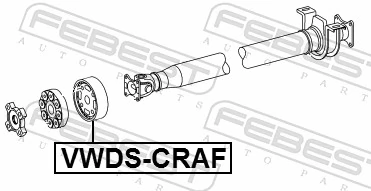 FEBEST VWDS-CRAF Joint, propshaft