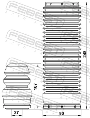 减振器防尘套组件 FDSHB-TRVIIF-KIT