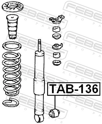 Bush, shock absorber TAB-136
