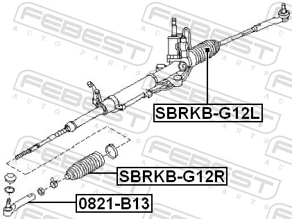 Bellow, steering SBRKB-G12L