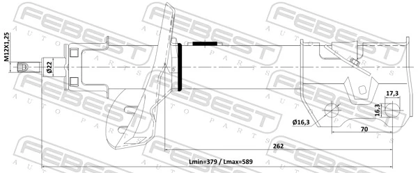 Shock Absorber 03110-002FR