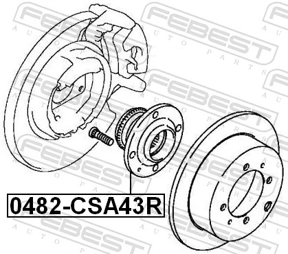 Wheel Hub 0482-CSA43R