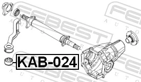 Mounting, differential KAB-024