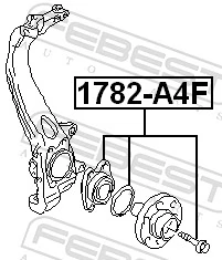 Wheel Hub 1782-A4F