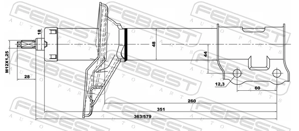 Shock Absorber 12667890RL