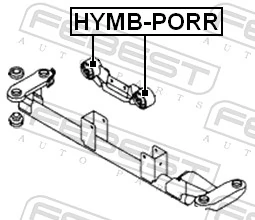 FEBEST HYMB-PORR Mounting, engine