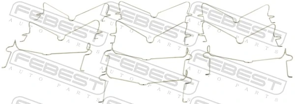 Spring, disc brake pad 0103-002-PCS10