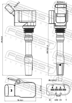 FEBEST 23640-005 Ignition Coil
