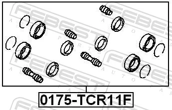 مجموعة الإصلاح، سرج الفرامل 0175-TCR11F