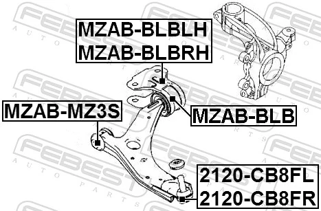 Ball Joint 2120-CB8FR