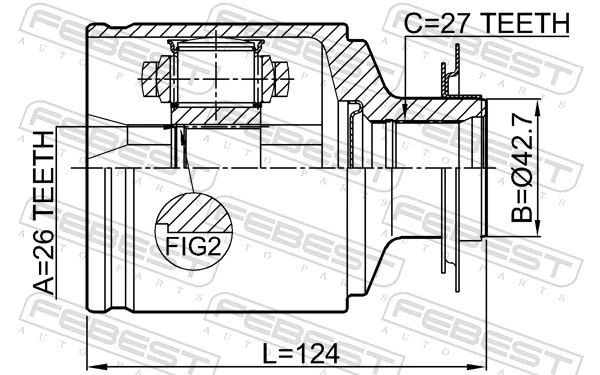 ジョイントセット、ドライブシャフト 1411-NARH