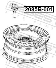 FEBEST 2085B-001 Wheel Stud