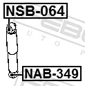 Spacer Bush, shock absorber NSB-064