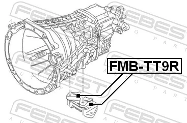 FEBEST FMB-TT9R Mounting, engine