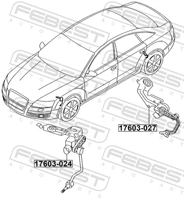 Sensor, headlight levelling 17603-024