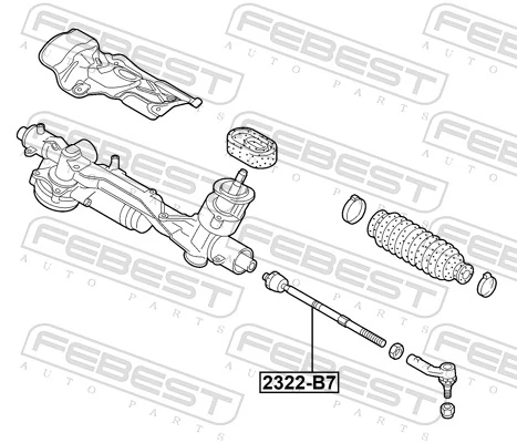 Inner Tie Rod 2322-B7
