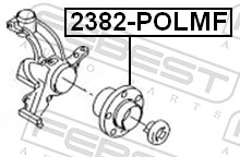 Wheel Hub 2382-POLMF