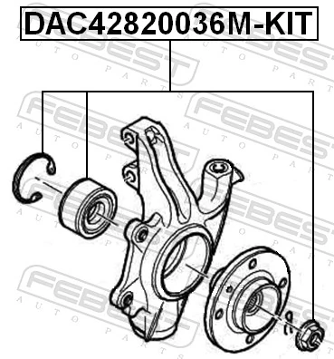휠 베어링 세트 DAC42820036M-KIT