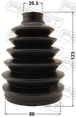 Bellow Kit, drive shaft 0417P-KB4