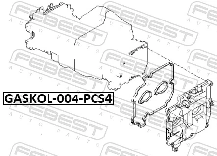 Seal Ring, spark plug shaft GASKOL-004-PCS4