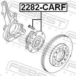 Wheel Hub 2282-CARF