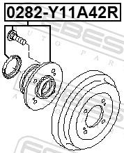 Wheel Hub 0282-Y11A42R