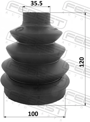 FEBEST 2117P-EXP Bellow Kit, drive shaft