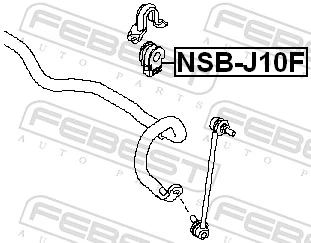 Mounting, stabiliser bar NSB-J10F
